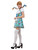 42" White and Sky Blue Oktoberfest Beer Maiden Women Adult Halloween Costume - Small - IMAGE 4