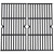 2pc Matte Cast Iron Cooking Grid for Kenmore Gas Grills 18.5" - IMAGE 1