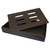 7.75" Brown Solid Rectangular Smoker Box - IMAGE 1