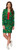 Green and Red Women Adult Christmas Tree Suit Costume - Large - IMAGE 1
