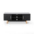 47.25" Black Contemporary TV Console Stand with Shelf - IMAGE 1