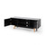 47.25" Black Contemporary TV Console Stand with Shelf - IMAGE 5