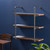 34.75" Taupe Brown Contemporary Three Tier Wall Mounted Shelf - IMAGE 2