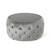 30" Smoke Gray and Black Contemporary Coffee Table Ottoman - IMAGE 1