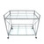 36" Silver and Clear Contemporary Indoor Bar Cart - IMAGE 1