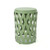 22" Matte Green Contemporary Round Side Table - IMAGE 1