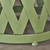 22" Matte Green Contemporary Round Side Table - IMAGE 3