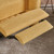 38" Yellow and Brown Modern Tufted Back Recliner - IMAGE 6