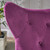 39" Purple and Black Tufted Contemporary Armed Chair - IMAGE 6