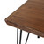 24" Brown and Black Contemporary Rectangular End Table - IMAGE 3