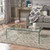 39.25" Clear Contemporary Rectangular Coffee Table - IMAGE 2