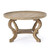 33" Brown Contemporary Solid Round Coffee Table - IMAGE 1