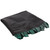 147.75" Black and Green Outdoor Trampoline Replacement Band Jumping Mat - IMAGE 1
