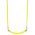 61" Yellow Outdoor Belt Swing with Soft Grip Chain - IMAGE 1