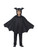 30" Black and White Bat Unisex Child Hooded Halloween Cape Costume Accessory - Large - IMAGE 1