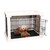 27" White Multi-purpose Small Pet Cage and Dog Crate - IMAGE 1