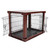 27" Mahogany Brown Multi-purpose Small Pet Cage and Dog Crate - IMAGE 2