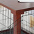 27" Mahogany Brown Multi-purpose Small Pet Cage and Dog Crate