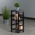 29” Espresso Brown Storage Shelf or Bookcase Two Tier