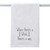 26" White Hand Towel with Whisk Statement Design - IMAGE 1