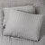 104" Gray Textured Plaid Reversible Duvet Cover Set - King Size - IMAGE 5