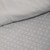 104" Gray Textured Plaid Reversible Duvet Cover Set - King Size - IMAGE 6