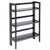 38.50” Black Foldable and Stackable Storage Display Unit Bookcase - IMAGE 4
