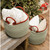 18" Braided Chevron Christmas Storage Basket - IMAGE 2