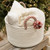 14" Braided Round Candy Cane Basket with Red Handles - IMAGE 3