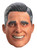 Beige Presidential Romney Men Adult Halloween Mask Costume Accessory - One Size - IMAGE 1