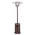 7.25' Brown and Metallic Gray Sleek Style Steel Bronze Patio Heater - IMAGE 1