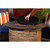 36" Espresso Brown and Black Round Newcastle Cobblestones-Inspired Gas Fire Table - IMAGE 4