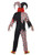 41" Black and Red Crazed Jester Men Adult Halloween Costume - Medium - IMAGE 3