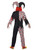 41" Black and Red Crazed Jester Men Adult Halloween Costume - Medium - IMAGE 3