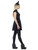 48" Black Glitter Witch Women Adult Halloween Costume - Small - IMAGE 2