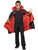 39" Black and Red Reversible Unisex Child Halloween Vampire Cape Costume Accessory - One Size - IMAGE 1
