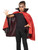 39" Black and Red Reversible Unisex Child Halloween Vampire Cape Costume Accessory - One Size - IMAGE 2