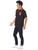 44" Black and Red 1950's Style Bowling Shirt Men Adult Halloween Costume - Large - IMAGE 2