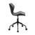 30.75" Gray and Black Deluxe Modern Office Armless Task Chair - IMAGE 4