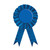 Pack of 6 Blue Award Ribbons 3.75'' x 6.5'' - IMAGE 1