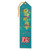 Pack of 6 Green "Great Job! Award" School Award Ribbon Bookmarks 8" - IMAGE 1