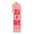 Pack of 6 Pink "It's A Girl Award" School Award Ribbon Bookmarks 8" - IMAGE 1