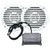 Set of 2-Channel Bluetooth Amplifier Speakers 8" - IMAGE 1