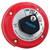 7" Red and White Medium Duty Battery Selector Switch with key Lock - IMAGE 1