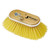 7" Yellow and White Contemporary Medium Deck Brush - IMAGE 1