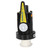 7" Black, Yellow, and White Forspar Marelon Full-Flow Seacock and 1/2-Inch Mushroom Through-Hull - IMAGE 1