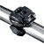 5" Black and Silver Contemporary Rokk Mini Rail Mount - IMAGE 1