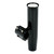 12" White and Black Aluminum Lee's Clamp-On Rod Holder Horizontal Mount Pipe Size #3 - IMAGE 1