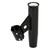 11" White and Black Aluminum Lee's Clamp-On Rod Holder Vertical Mount Pipe Size #5 - IMAGE 1