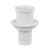 4" White Attwood Marine Cockpit Drain - IMAGE 1